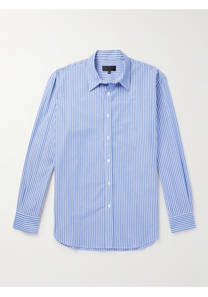 Nili Lotan - Cristobal Striped Cotton-Poplin Shirt - Men - Blue - S