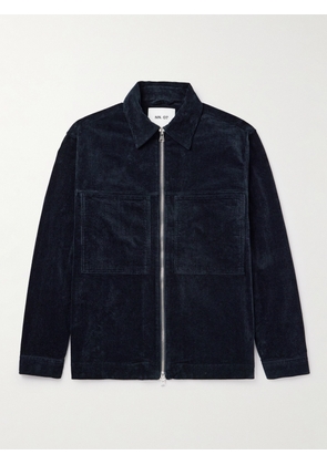 NN07 - Isak 1322 Stretch Organic Cotton-Corduroy Jacket - Men - Blue - S
