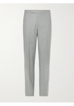 Richard James - Tapered Wool Flannel Suit Trousers - Men - Gray - UK/US 32