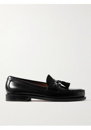 G.H. Bass & Co. - Weejuns Heritage Lincoln Embellished Tasselled Leather Loafers - Men - Black - UK 5