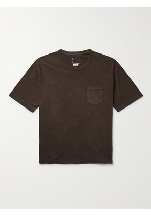 Visvim - Amplus Cotton-Jersey T-Shirt - Men - Brown - 1