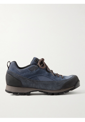 Diemme - Throwing Fits Grappa Suede and Rubber-Trimmed Mesh Boots - Men - Blue - EU 40