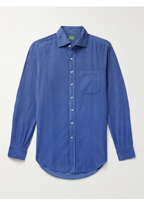 Sid Mashburn - Cotton-Corduroy Shirt - Men - Blue - S