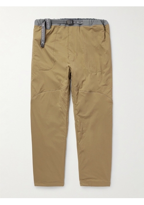 And Wander - Alpha Air Straight-Leg Belted Nylon Trousers - Men - Neutrals - S