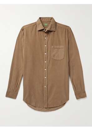 Sid Mashburn - Cotton-Corduroy Shirt - Men - Brown - S