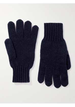 Rubinacci - Cashmere Gloves - Men - Blue