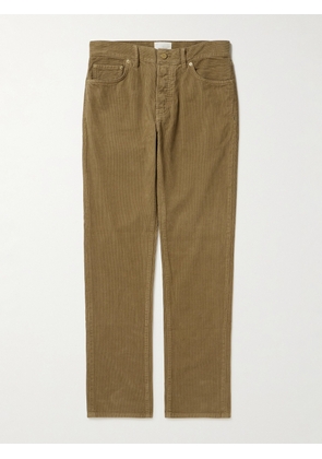 Sid Mashburn - Slim-Fit Straight-Leg Cotton-Corduroy Trousers - Men - Brown - UK/US 30