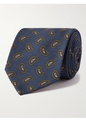 Rubinacci - 8cm Paisley-Print Silk-Twill Tie - Men - Blue