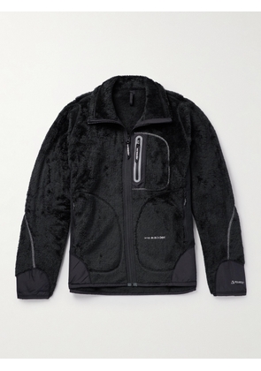 And Wander - Logo-Embroidered Polartec® Fleece Jacket - Men - Black - S