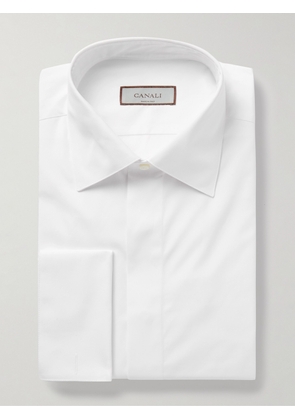 Canali - Cotton-Poplin Shirt - Men - White - EU 37