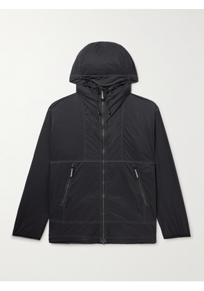 And Wander - Logo-Print Pertex-Ripstop Hooded Jacket - Men - Black - S