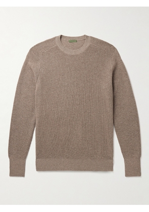 Sid Mashburn - Waffle-Knit Cashmere Sweater - Men - Brown - S