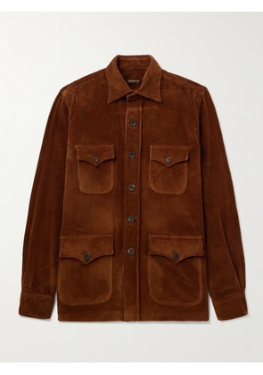 Rubinacci - Sahariana Cotton-Corduroy Field Jacket - Men - Brown - S