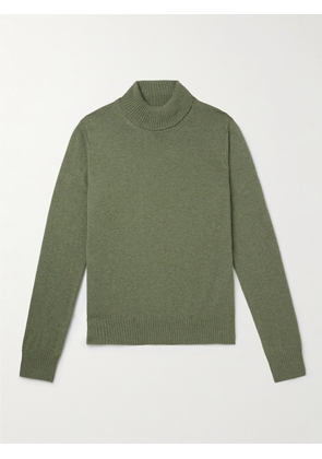 Rubinacci - Cashmere Rollneck Sweater - Men - Green - IT 46