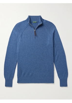 Sid Mashburn - Cashmere Half-Zip Sweater - Men - Blue - S