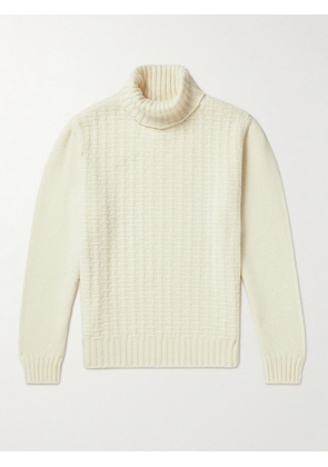 Canali - Wool-Blend Rollneck Sweater - Men - Neutrals - IT 46