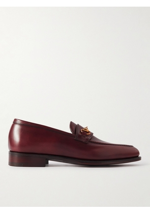 George Cleverley - Colony Horsebit Leather Loafers - Men - Burgundy - UK 7
