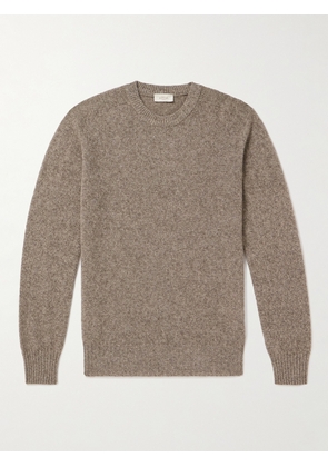 Altea - Yak and Cashmere-Blend Sweater - Men - Brown - S