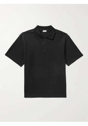 Burberry - Cotton-Piqué Polo Shirt - Men - Black - XS