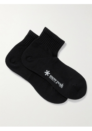 Snow Peak - Mid Knitted Socks - Men - Black