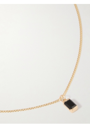 Miansai - Valor Gold Spinel Pendant Necklace - Men - Black