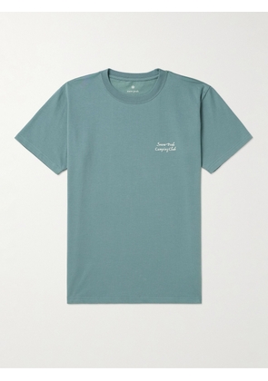 Snow Peak - Camping Club Cotton-Blend Jersey T-Shirt - Men - Blue - S