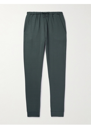 Zimmerli - Tapered Stretch-Jersey Sweatpants - Men - Green - S