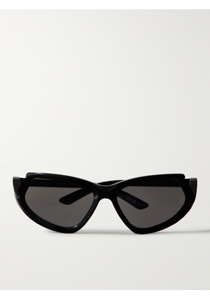 Balenciaga - Cat-Eye Acetate Sunglasses - Men - Black