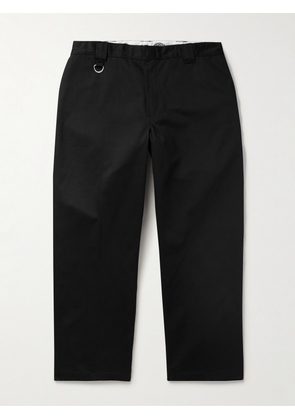 Neighborhood - Dickies® Wide-Leg Logo-Appliquéd Twill Trousers - Men - Black - S