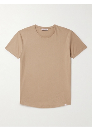 Orlebar Brown - OB-T Slim-Fit Cotton and Silk-Blend Jersey T-Shirt - Men - Brown - S
