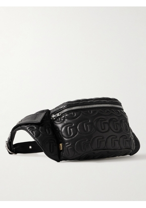Gallery Dept. - Embellished Quilted Leather Belt Bag - Men - Black
