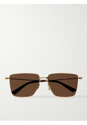 Bottega Veneta - D-Frame Gold-Tone Sunglasses - Men - Gold