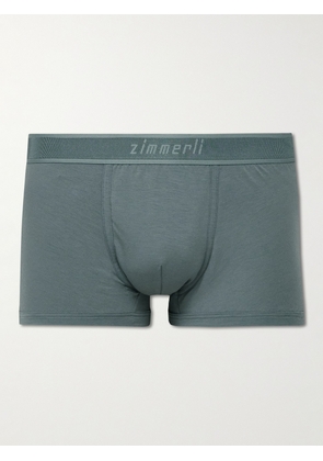 Zimmerli - Stretch TENCEL™ Modal-Blend Boxer Briefs - Men - Green - S
