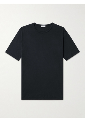 Sunspel - Sea Island Cotton-Jersey T-Shirt - Men - Black - S