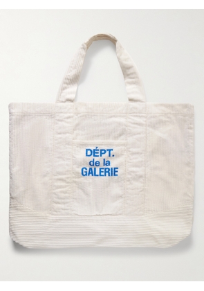 Gallery Dept. - Logo-Print Cotton-Corduroy Tote Bag - Men - White