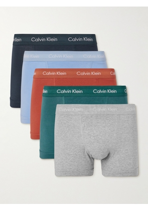 Calvin Klein Underwear - Five-Pack Stretch-Cotton Boxer Briefs - Men - Multi - S