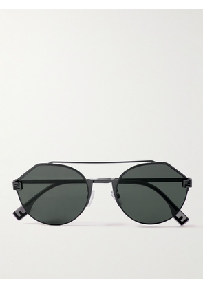 Fendi - Sky Metal Round-Frame Sunglasses - Men - Black