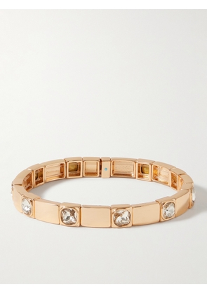 Roxanne Assoulin - Gold-Tone and Crystal Beaded Bracelet - Men - Gold