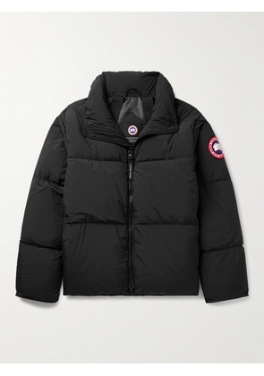 Canada Goose - Lawrence Logo-Appliquéd Quilted Enduraluxe® Hooded Down Jacket - Men - Black - XS