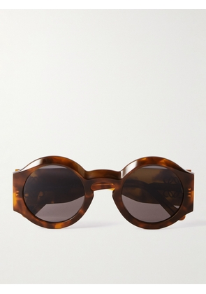 LOEWE - Round-Frame Tortoiseshell Acetate Sunglasses - Men - Tortoiseshell