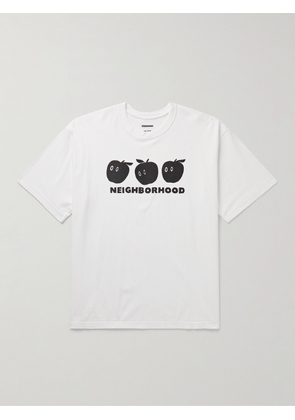 Neighborhood - Logo-Print Cotton-Jersey T-Shirt - Men - White - S