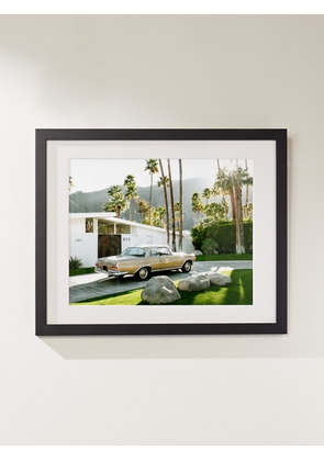 Sonic Editions - Framed 2019 Mercedes-Benz in Palm Springs Print, 16&quot; x 20&quot; - Men - Black