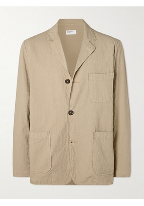 Universal Works - Cotton-Blend Seersucker Jacket - Men - Neutrals - S