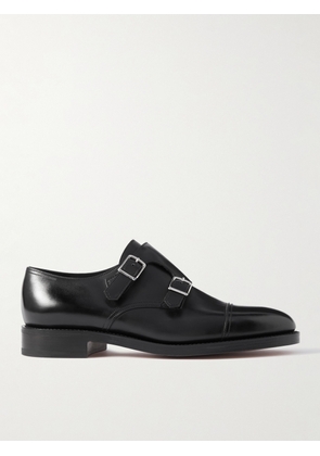 John Lobb - William Leather Monk-Strap Shoes - Men - Black - UK 6