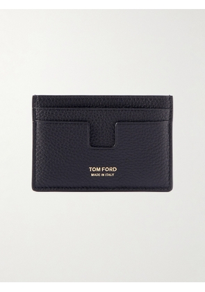 TOM FORD - Full-Grain Leather Cardholder - Men - Black