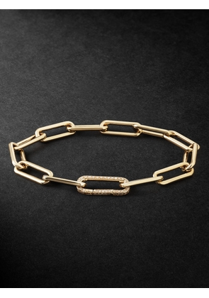 Ileana Makri - Seamless Oblong Gold Diamond Chain Bracelet - Men - Unknown - 19