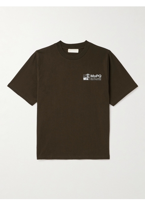 Museum Of Peace & Quiet - Logo-Print Cotton-Jersey T-Shirt - Men - Brown - S