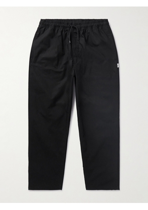 WTAPS - 03 Straight-Leg Cotton-Ripstop Drawstring Trousers - Men - Black - S