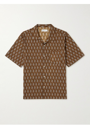 Universal Works - Road Paisley-Print Cotton Shirt - Men - Brown - XS