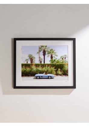 Sonic Editions - Framed Vintage Mercedes-Benz 300 SL Roadster Print, 16&quot; x 20&quot; - Men - Black